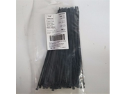 Cable Tie Nylon 7.9 Black Tensile Strength 18 lb. 6JE53 PK 100