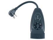 GE 15 Amp Plug In Dual Outlet Light Sensing Timer