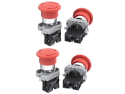 uxcell AC 415V 10A Momentary NC Push Button Rotary Switch Contact Block 4PCS
