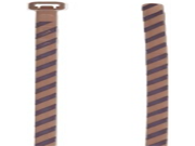 Panduit PLT1M L1 7 Pan Ty Striped Cable Tie Nylon 6.6 Miniature Cross Section Straight Tip Brown Violet Stripe 18lbs Min Tensile Strength 0.82 Max Bundle