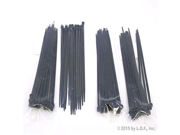 100 Pack Heavy Duty 7.5 50lbs Zip Cable Tie Down Strap Wire UV Black Nylon Wrap