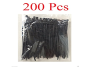 wennow Cable Ties 4inch 200 Pcs Black