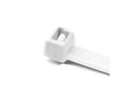 Hellermann Tyton T50R10C2 Standard Cable Tie 8 Long 50lb Tensile Strength PA66 White Pack of 100