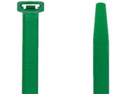 Morris 20614 Nylon Cable Tie with 50 Pound Tensile Strength 8 Inch Length Green 100 Pack