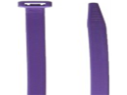 Morris 20619 Nylon Cable Tie with 50 Pound Tensile Strength 8 Inch Length Purple 100 Pack
