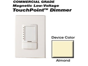 Leviton TPM06 1LA TouchPoint Magnetic Low Voltage Touch Pad Dimmer Almond