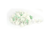uxcell Self adhesive Wire Cable Tie Clamp Sticker Clip 40Pcs Off White