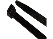 Morris Products 20284 Ultraviolet Black Nylon Cable Ties 175LB 21 11 16
