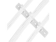 Panduit MTP1S E6 C Multiple Tie Plate Nylon 6.6 6 Screw Mounting Method 1 Bundle 1.25 Hole Spacing 0.13 Height 0.50 Width 1.75 Length Pack of 100