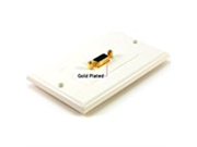 PTC Premium GOLD Series VGA SVGA single wallplate White