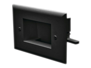 Easy Mount Low Voltage Cable Plate Black