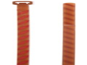 Panduit PLT1M L1 2 Pan Ty Striped Cable Tie Nylon 6.6 Miniature Cross Section Straight Tip Brown Red Stripe 18lbs Min Tensile Strength 0.82 Max Bundle Di