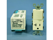 Leviton 5636 A 20 Amp 120 Volt Decora Single Pole AC Combination Switch Commercial Grade Grounding Almond