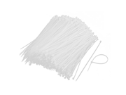 uxcell Nylon Network Cable Wrap Zip Tie Cord Strap 3mmx150mm 1000 Pcs White