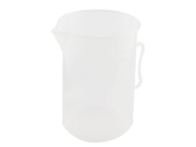 uxcell® Laboratory Clear White Plastic 2000mL Measuring Cup Handled Beaker