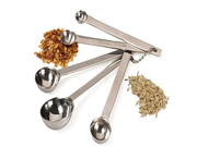 Set of 5 High Quality Stainless Steel Measuring Spoon