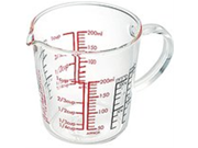 Hario Measuring Cup 200ml Wide Mouth