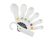 OXO Good Grips 6 Piece Plastic Measuring Spoons with added Scraper