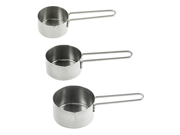 Generic QY*US4*160215*697 *8**2000** Measuring Cup Set ainless Steel Nesting 3pc Sta 3pc Stainless Nesting 1 4 Cup 1 4 Cup 1 2 1 3 1 2 1 3 1 4 Cup