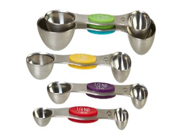 Prepworks by Progressive Snap Fit Measuring Spoons Stainless Steel Set of 5