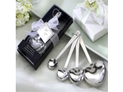 Love Beyond Measure Heart Shaped Measuring Spoons in Gift Box 48 count