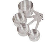 Fox Run Set of Four Stainless Steel Measuring Cups