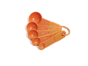 KitchenAid Classic Set of 5 Measuring Spoons Tangerine