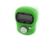 uxcell® Digital Finger Ring Hand Held Tally Knitting Row Counter Green