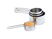 Norpro 3055 4 Piece Stainless Steel Measuring Cup Set Silver