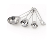Stainless Steel Measuring Tea Spoon Cup 4 Pcs
