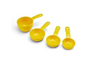 KitchenAid Plastic Measuring Cups Meyer Lemon Set of 4