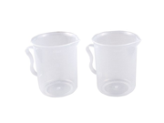 uxcell® Plastic Graduated Beaker Measuring Cups Container 300ml 2pcs Clear