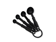 Farberwrae Classic Measuring Spoons Black Set of 4