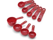 KitchenAid Measuring Cups and Spoons Set Red