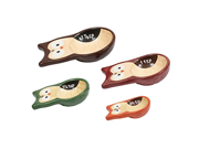 Design Imports Owls Measuring Spoons Set of 4