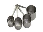 Libertyware MEACPHD Stainless Steel Heavy Duty Measuring Cup Set
