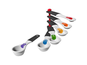 Good Cook Touch 6 Piece Measuring Spoon Set White