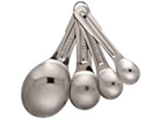 Adcraft MSS 4 Stainless Steel Measuring Spoon Set 4 Piece