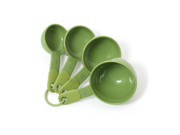 KitchenAid Classic Plastic Measuring Cups Green Apple Set of 4