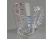 Cup Size Clear Polycarbonate Commercial Measuring Cup 1 each