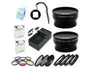 GoPro Hero3 and Hero3 Wideangle Telephoto Lens Starter Kit with Lens Filter Adapters