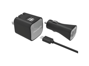 DigiPower IS PK2DM Dual USB Wall And Car Chrgrkit
