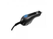 BLU Studio 5.5 Black Premium Quality 12 Volt Socket Car Charger Adapter with Blue LED