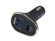 SKIT Remax 5V 6.3A 3 Ports 3 Tri USB Port Car Charger Cigarette Lighter Adapter Super Fast Charging For iPhone HTC Samsung Cellphone Android Smartphones iPad