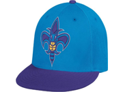 NBA New Orleans Hornets Flat Brim Flex Fit Wool Hat Small Medium