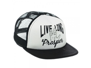 Star Trek Live Long Prosper Logo White Black Trucker Baseball Cap Sports Fan Caps