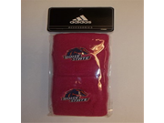 Boise State University Pink Adidas Wristbands 1 Pair Osfa