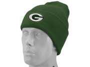 NFL End Zone Cuffed Knit Hat K010Z Green Bay Packers One Size Fits All