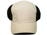 NEW! Blank Q 3 Technology Clip Back Cap Adjustable One Size Hat Khaki Black