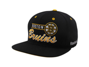 Boston Bruins Snap Back Retro Reebok Hat Osfa NF91Z
